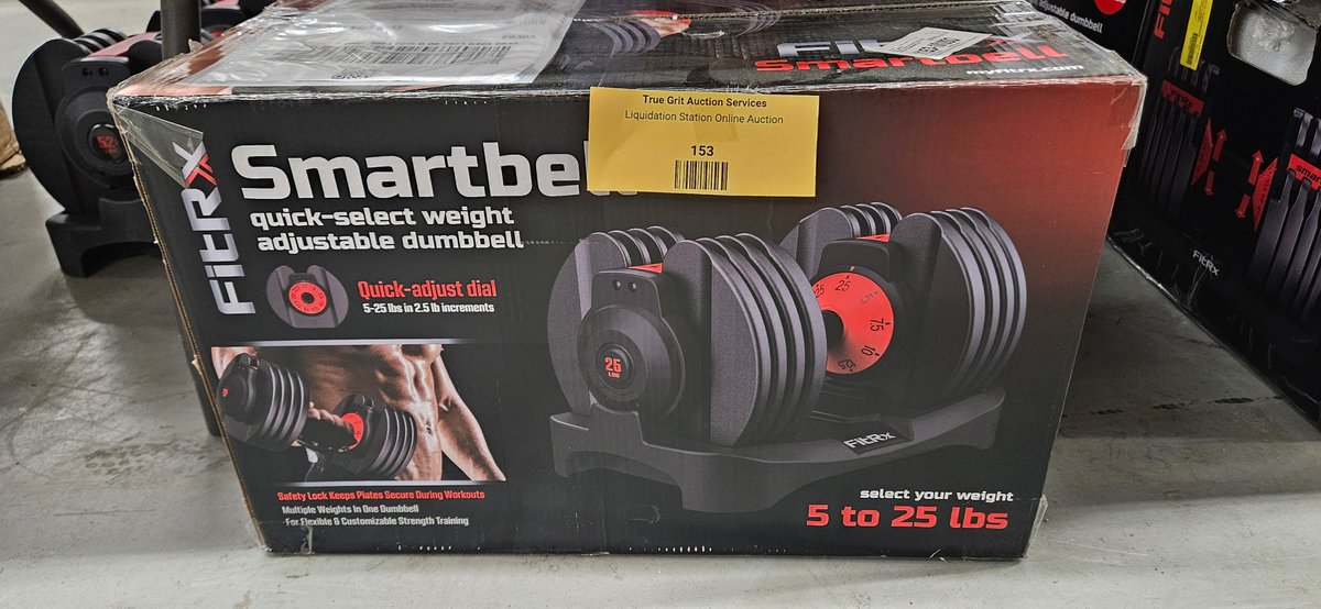 FitRx Smartbell 5-25 lb Adjustable Dumbbell