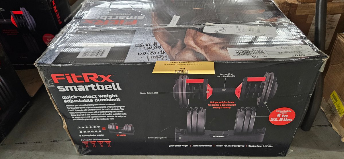 FitRx SmartBell Quick-Select Adjustable Dumbbell