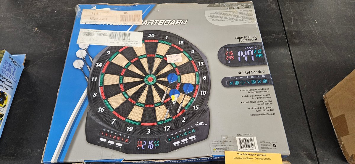 Narwhal Electronic Dartboard with Soft Tip Darts