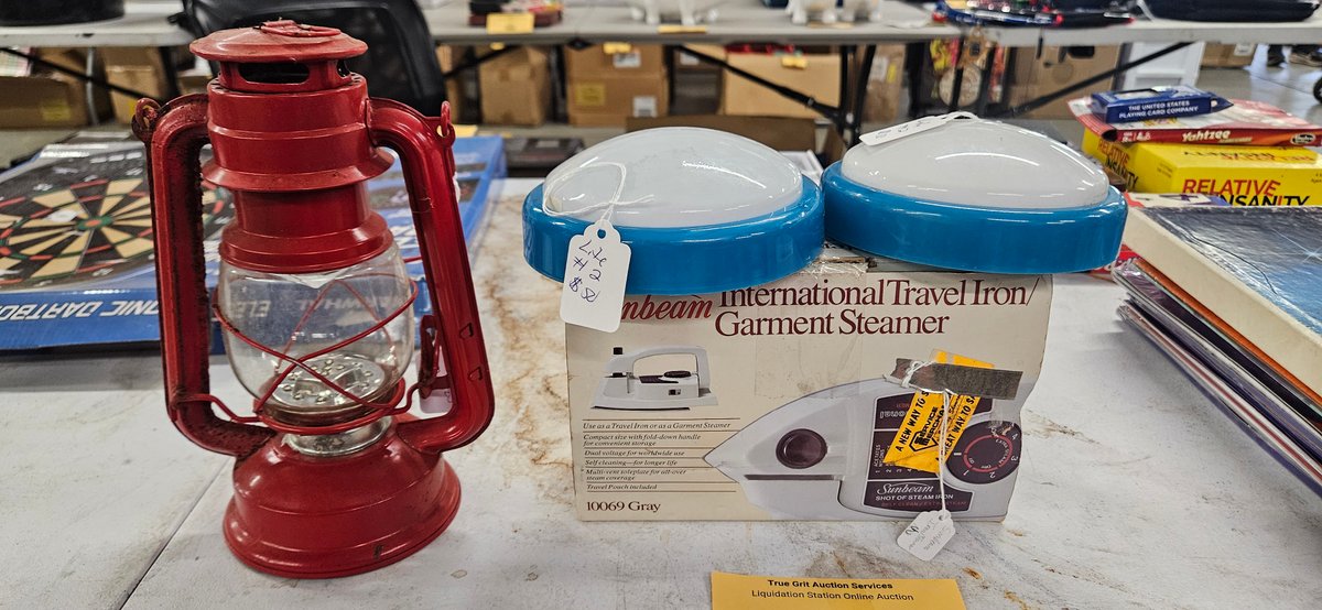LED Hurricane Lantern, Dome Lights, and Travel Iron