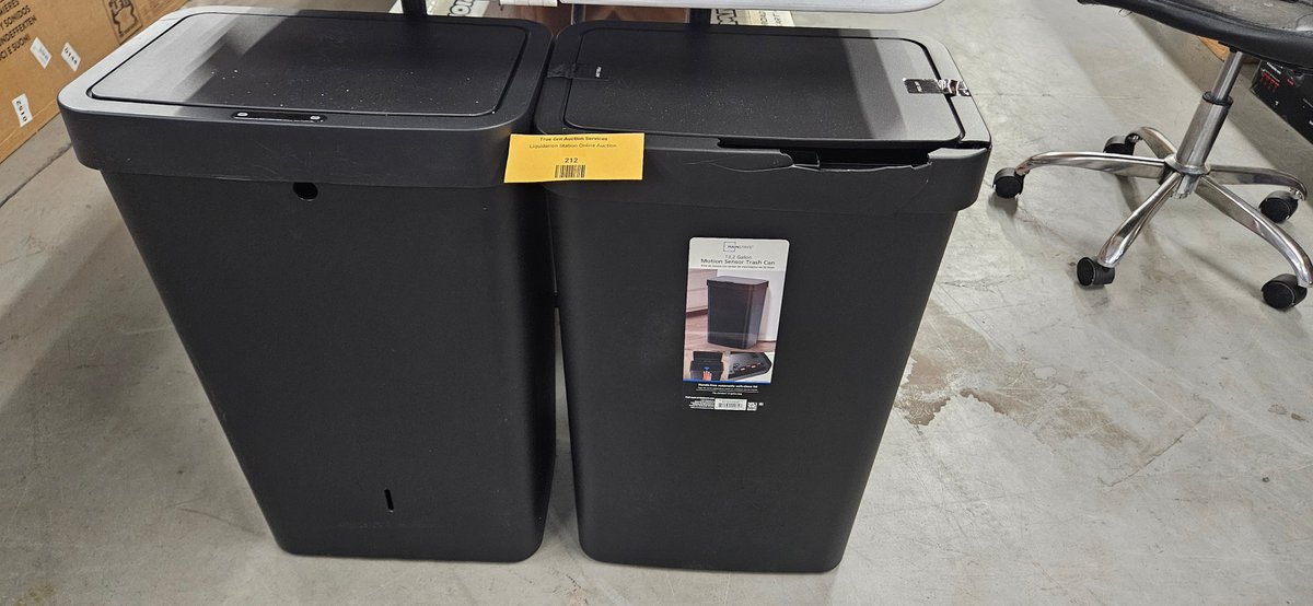 Mainstays 13.2 Gallon Motion Sensor Trash Cans