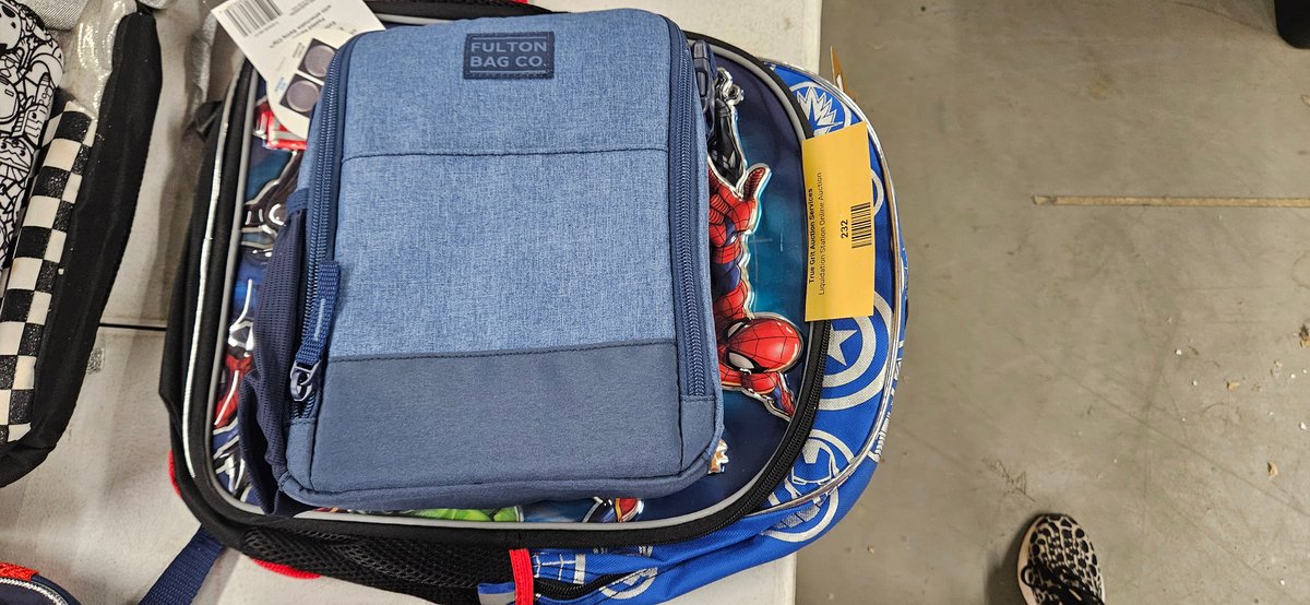 Backpack and Lunch Box Set with Lunch Bag