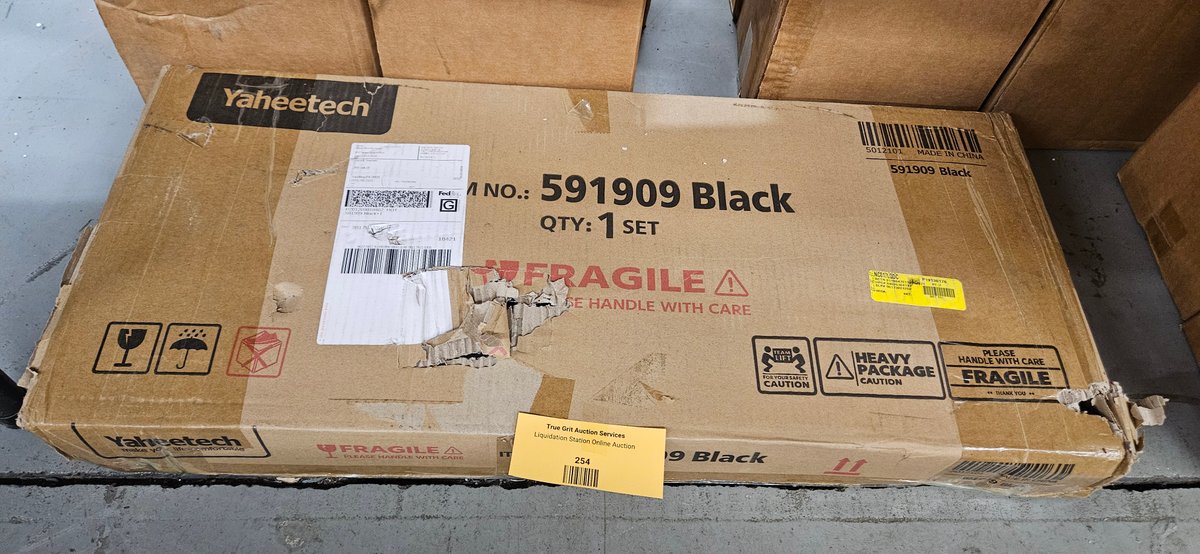 Yaheetech 591909 Black Shelf