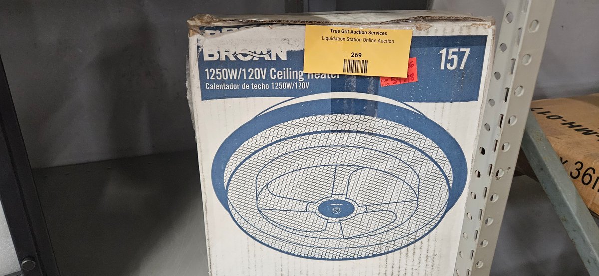 Broan Model 157 1250W/120V Ceiling Heater