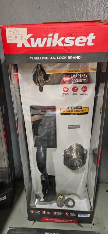 Kwikset Front Door Lock Set with Deadbolt and Lever