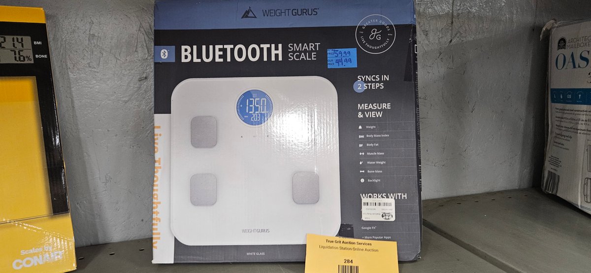 Weight Gurus Greater Goods Bluetooth Smart Scale