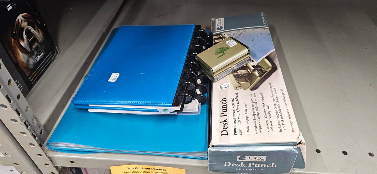 Desk Punches, Discbound Notebook, and Binder