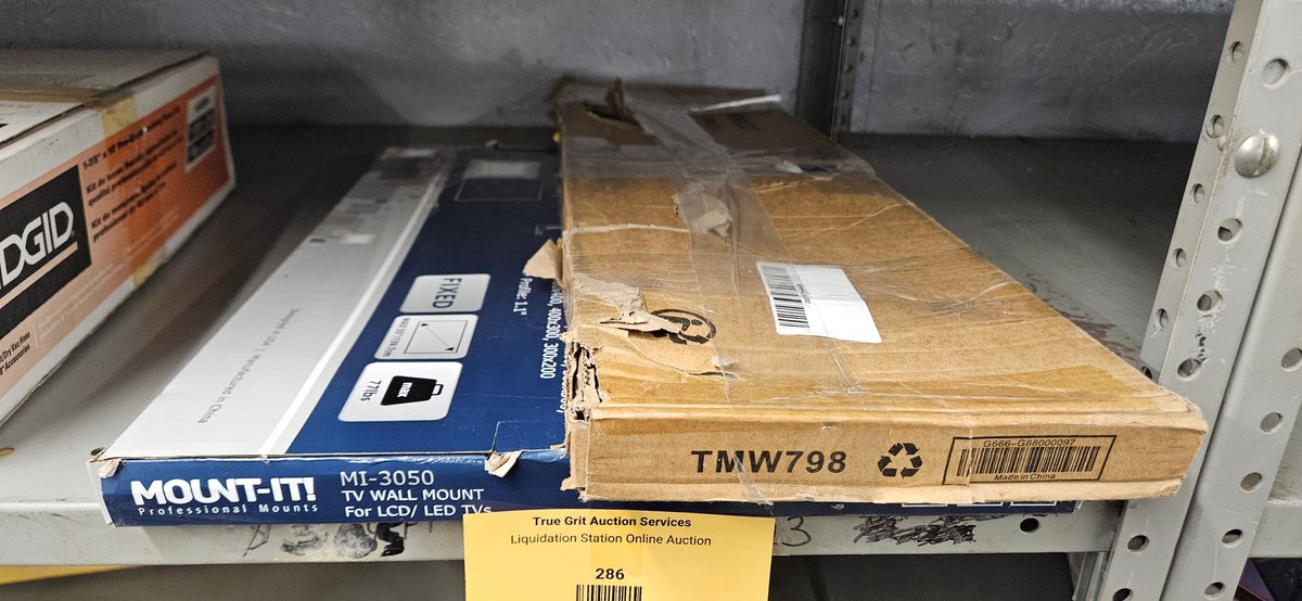MI-3050 Fixed TV Wall Mount and Boxed Item TMW798