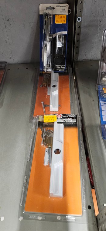 Patio Door Lock and Replacement Handle Sets