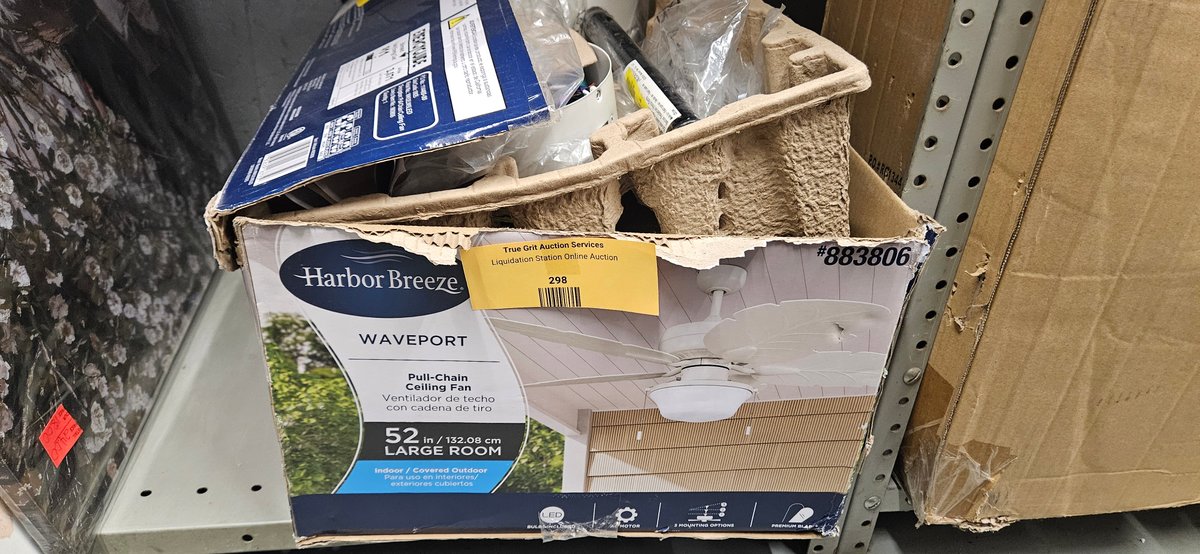 Harbor Breeze Waveport 52-Inch Pull-Chain Ceiling Fan