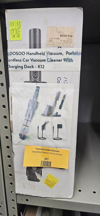 Cordless Handheld Vacuum Cleaner with Charging Dock
