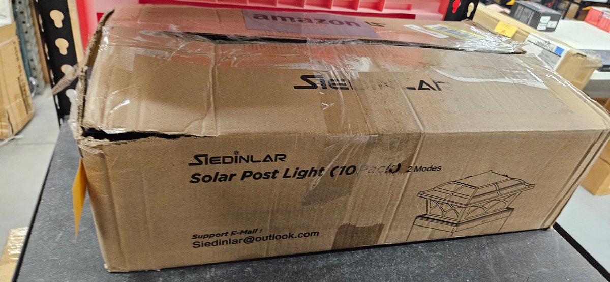 Siedinlar Solar Post Lights, 10-Pack