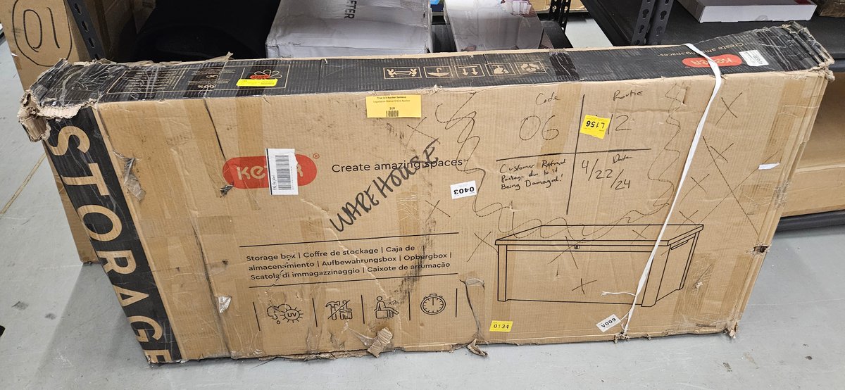 Keter Storage Box in Manufacturer Packaging