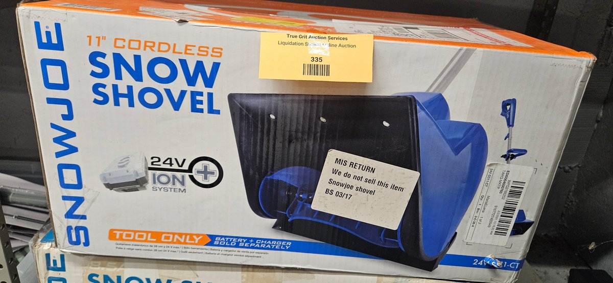 Snow Joe 24V-SS11-CT 11 in Cordless Snow Shovel