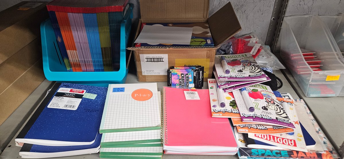 Notebooks, Activity Books, Crayons, and Stationery Supplies