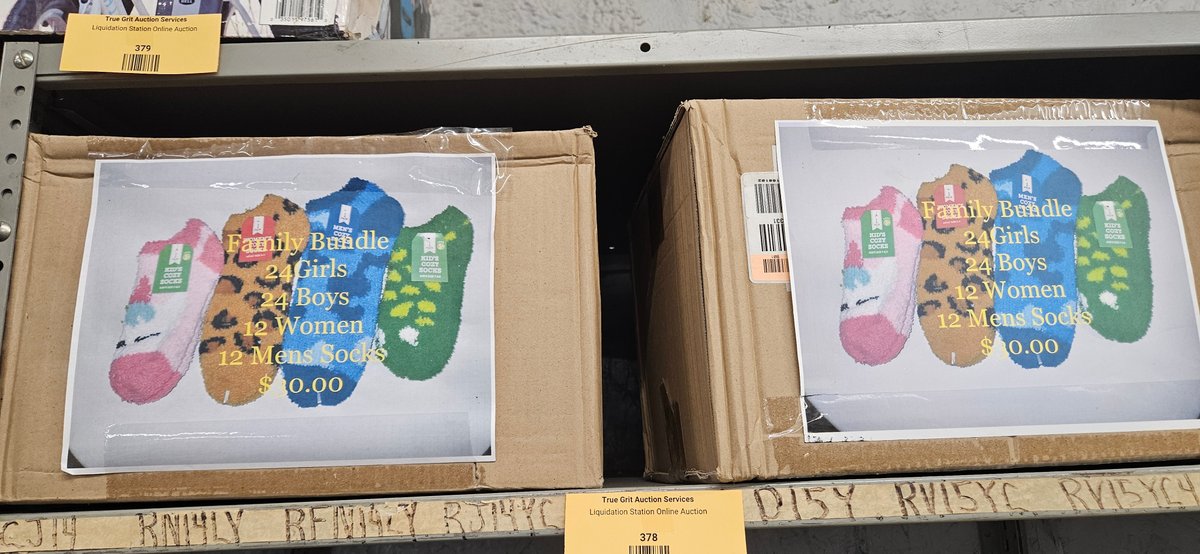 Two Boxes of Family Bundle Cozy Socks