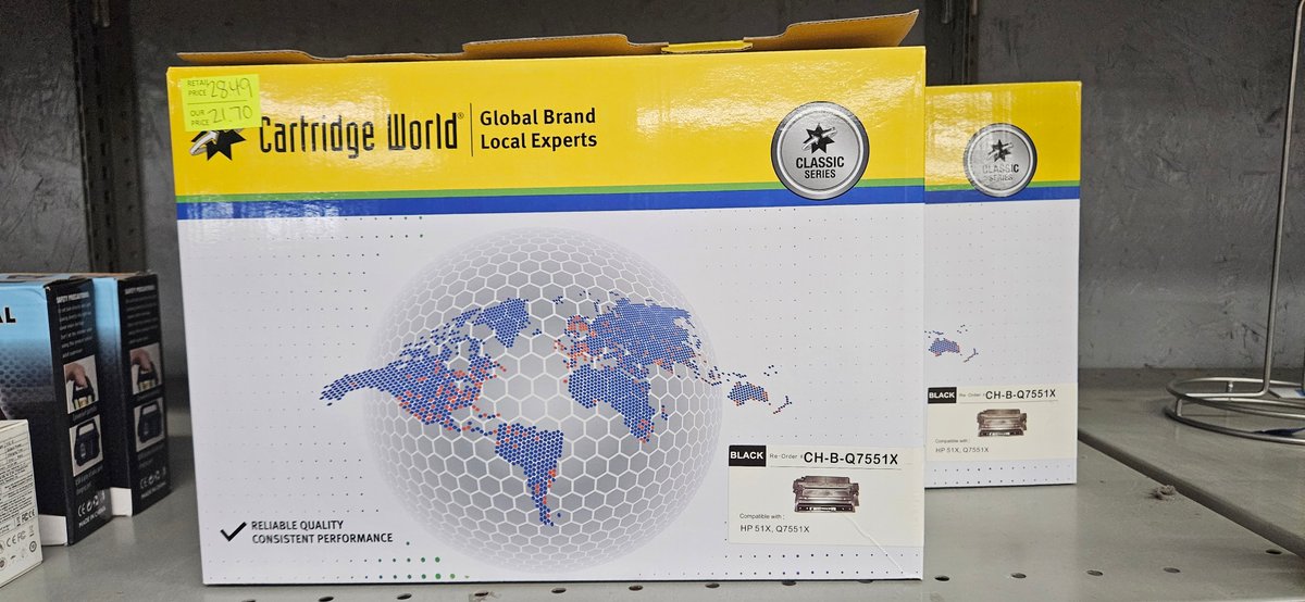 Cartridge World CH-B-Q7551X Black Toner Cartridges