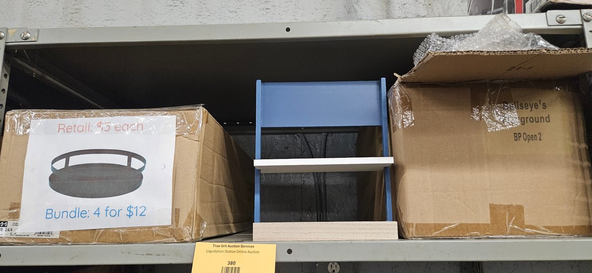 Wood Tabletop Display Shelf and Boxed Organizers