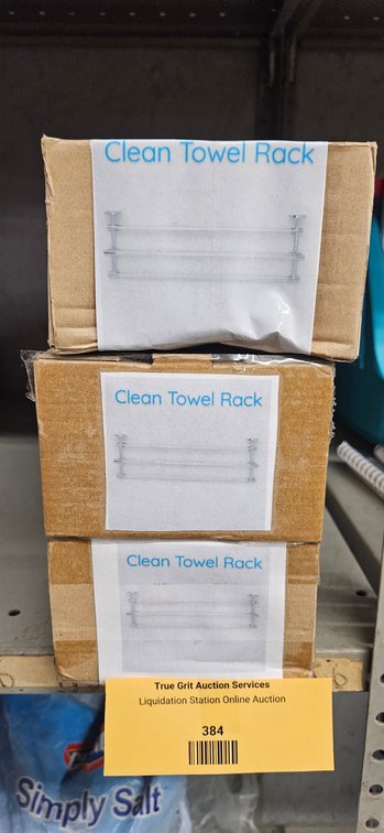 Three Clean Towel Rack Wall-Mounted Towel Racks