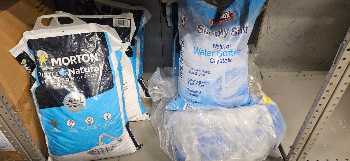 Natural Water Softener Salt Crystals