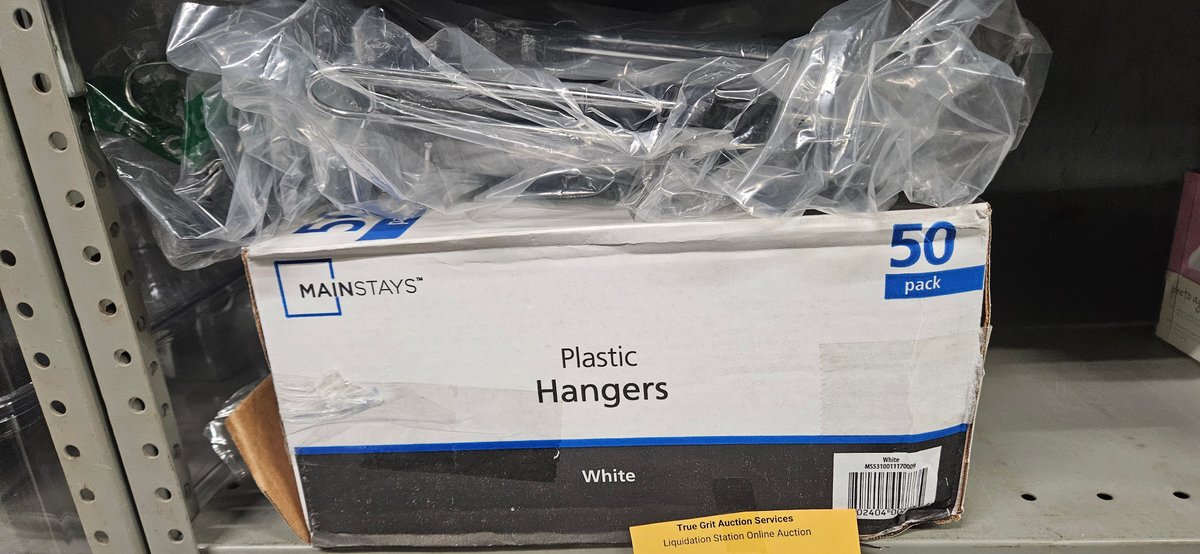 White Plastic Hangers and Chrome Wire Clip Hangers