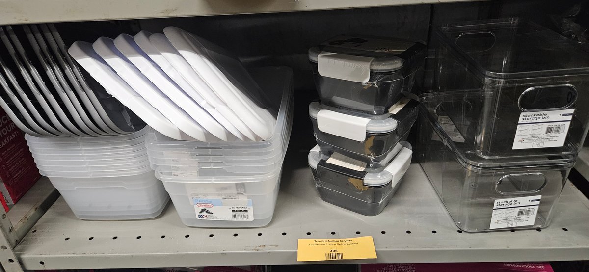 Plastic Storage Boxes, Stackable Bins, and Food Containers