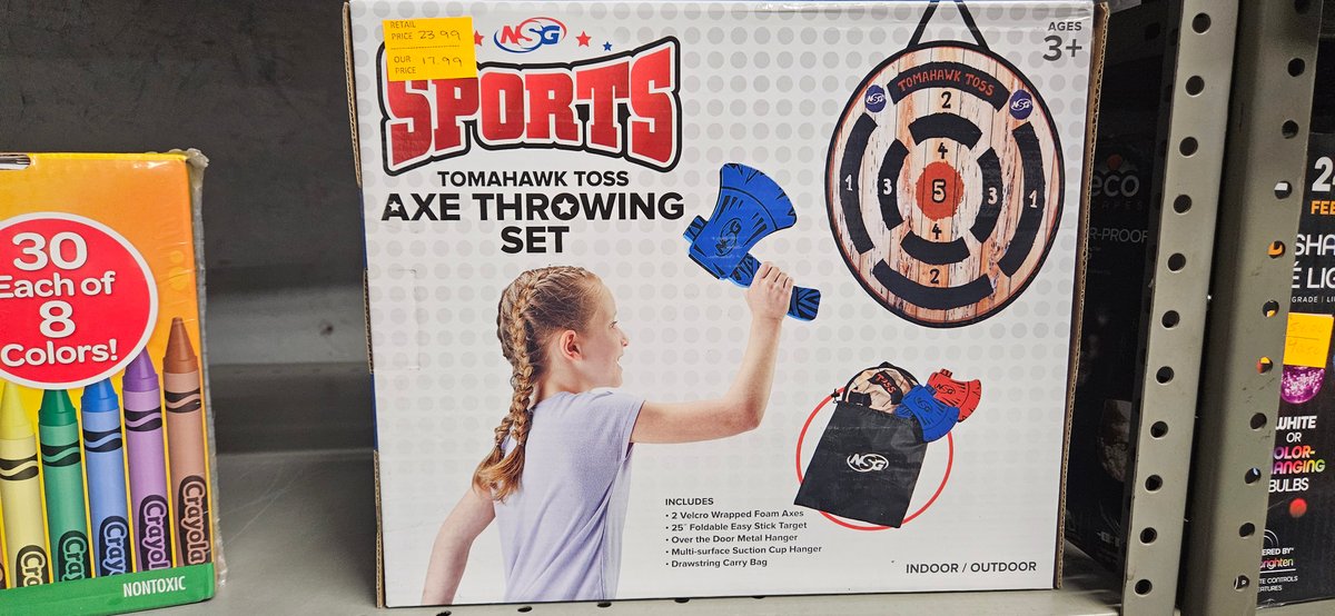 NSG Sports Tomahawk Toss Axe Throwing Set