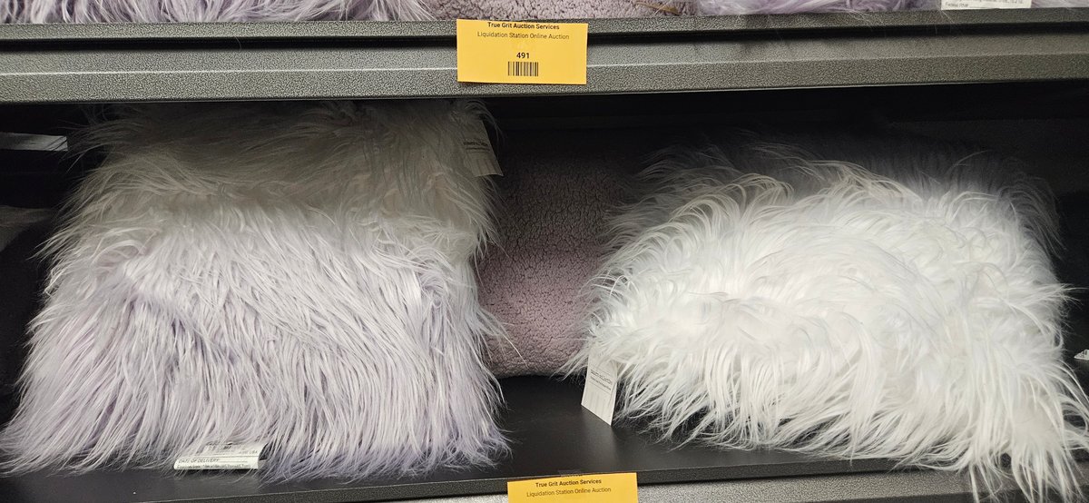 Faux Fur and Plush Decorative Throw Pillows