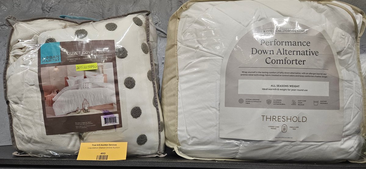 King / Cal King Duvet Cover Set and Down Alternative Comforter