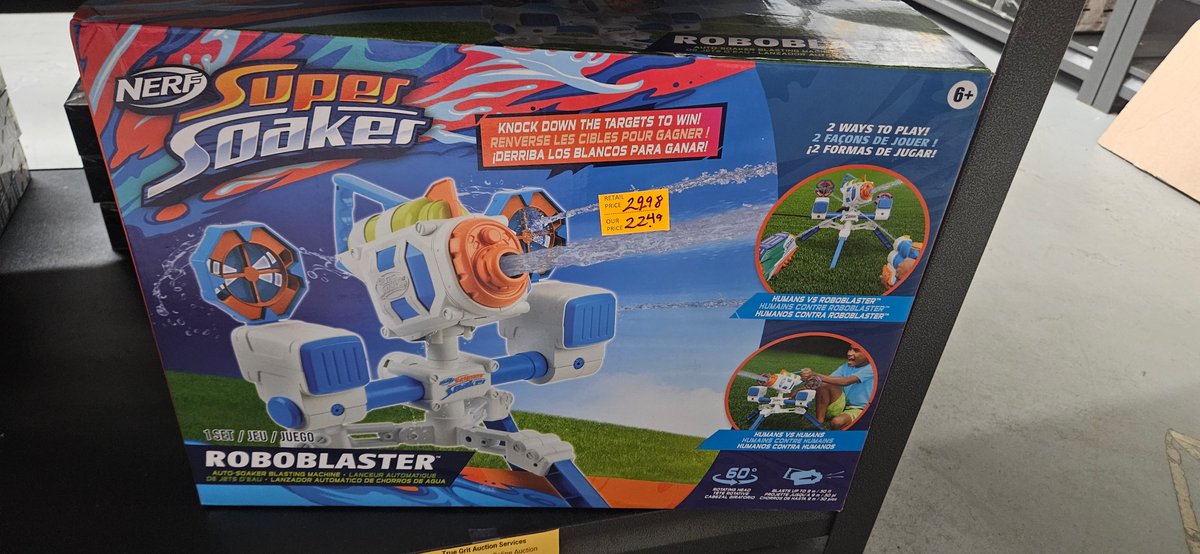 Nerf Super Soaker Roboblaster Auto-Soaker Blasting Machine