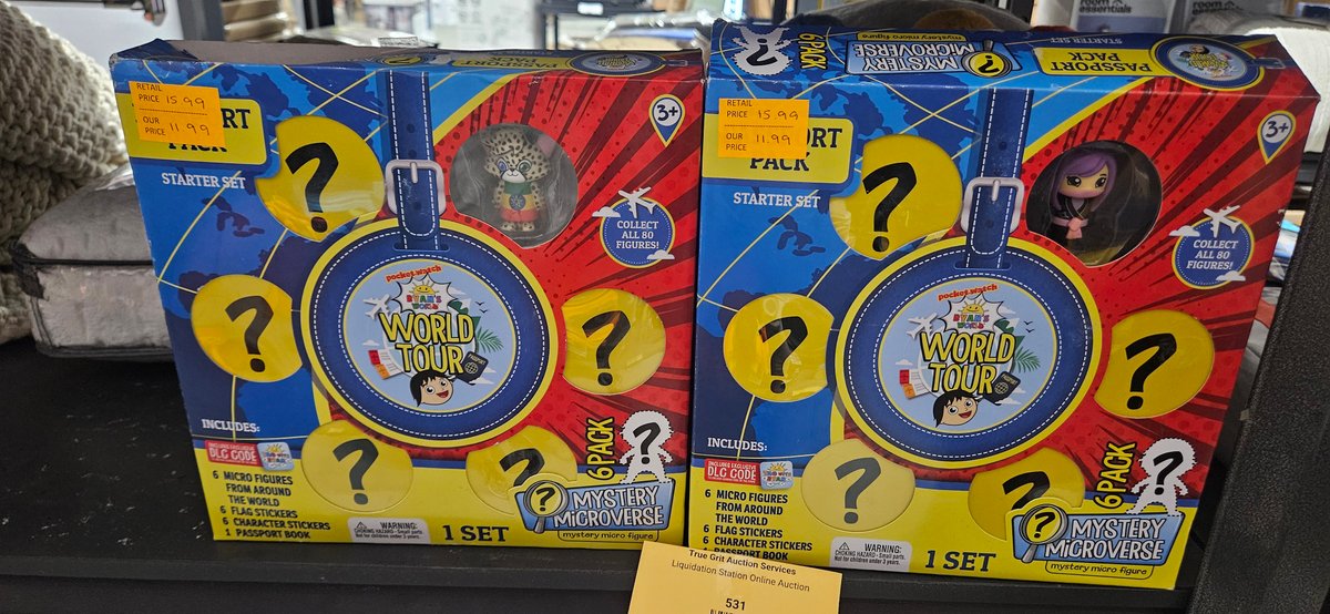 Ryan's World World Tour 6-Pack Starter Sets