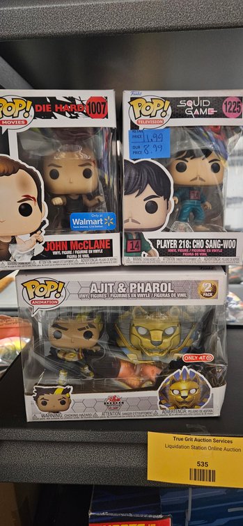Funko POP! Die Hard, Squid Game, and Bakugan Vinyl Figures