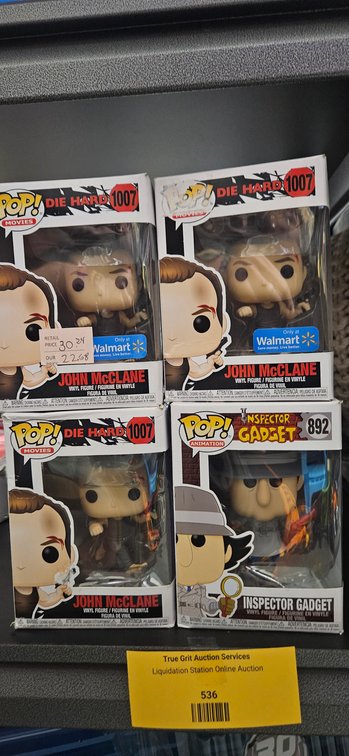 Pop! Die Hard John McClane and Inspector Gadget Vinyl Figures