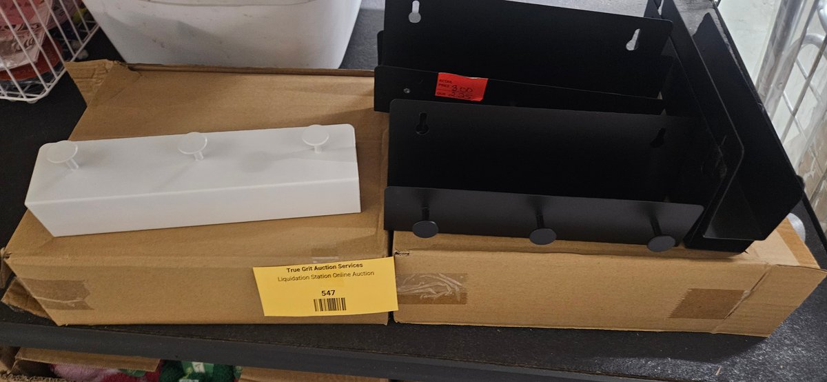 Wall-Mounted Metal Mail Organizers with Hooks