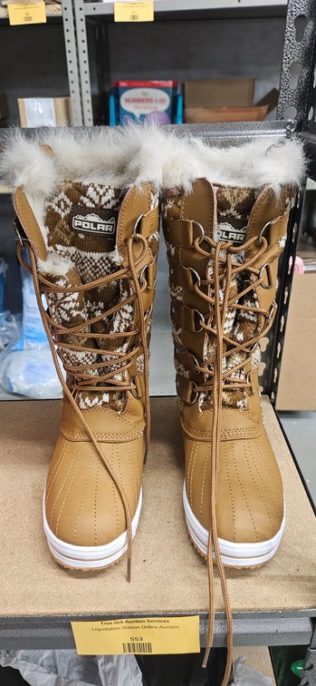 Polar Tall Winter Snow Boots, Size US 9
