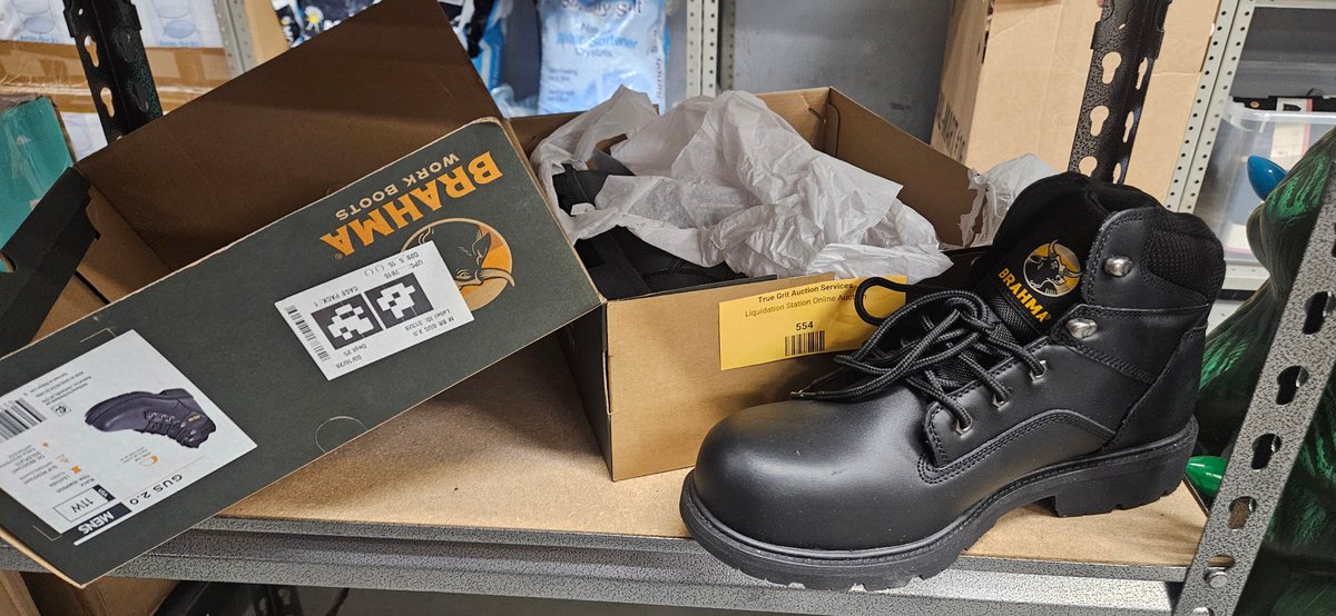 Brahma Gus 2.0 Men's Steel Toe Work Boots, Size 11W