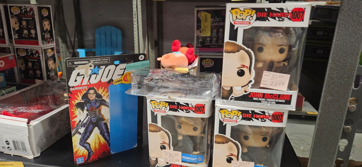 Die Hard John McClane Vinyl Figures and Baroness Action Figure