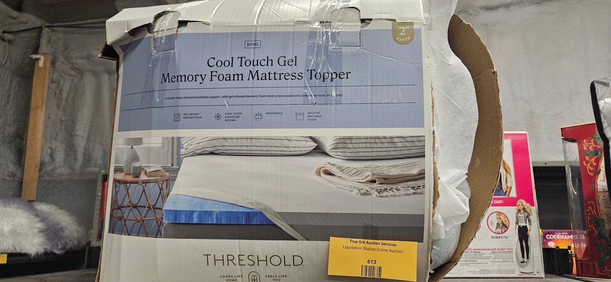 Threshold King Cool Touch Gel Memory Foam Mattress Topper