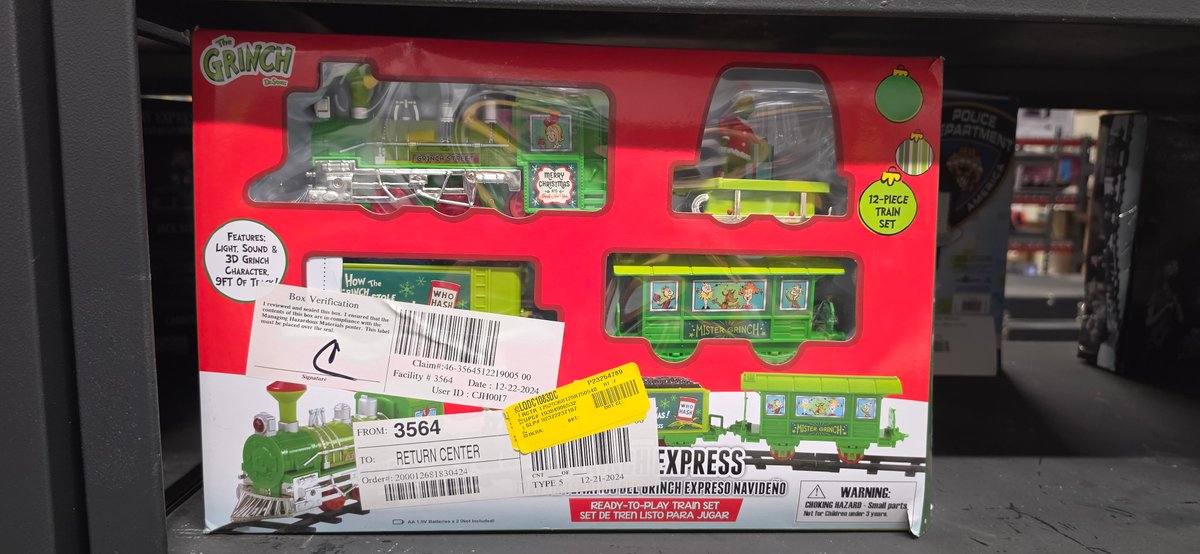 The Grinch Dr. Seuss Ready-to-Play 12-Piece Train Set