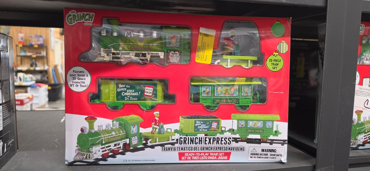 Dr. Seuss The Grinch Express Ready-to-Play Train Set