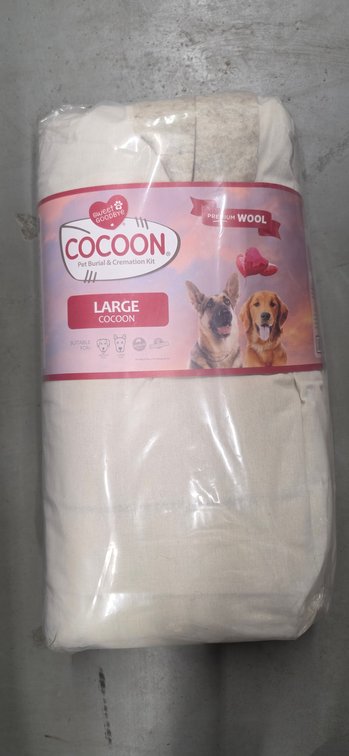 Sweet Goodbye Cocoon Large Pet Burial & Cremation Kit