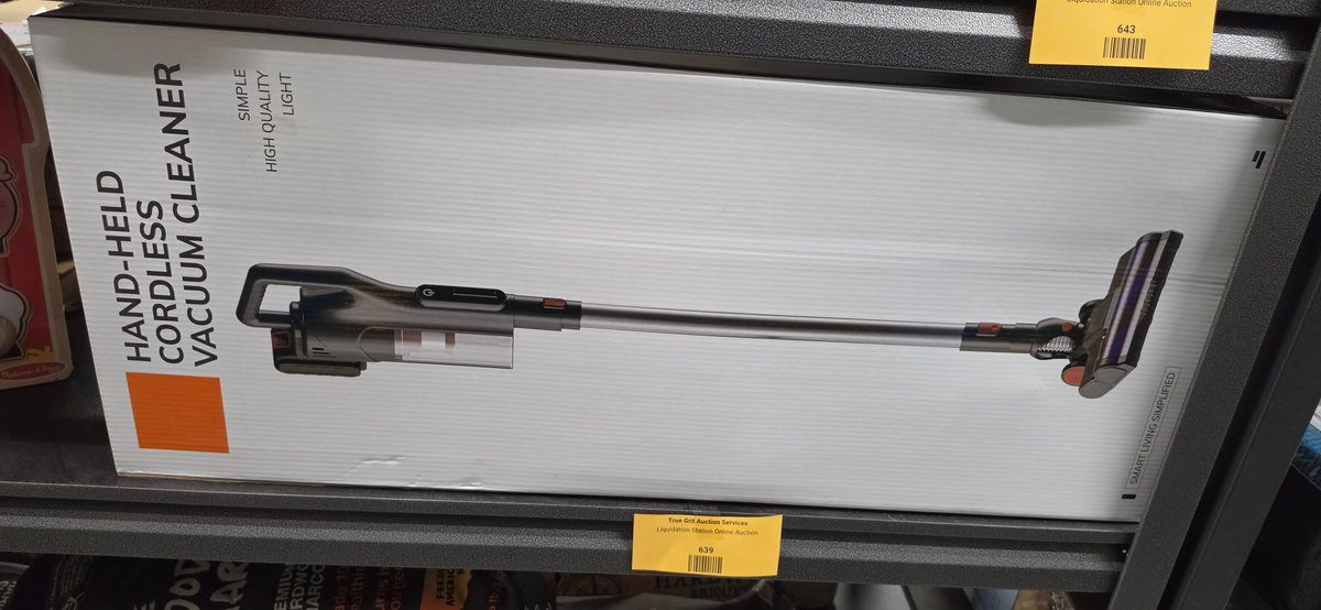 Hand-Held Cordless Vacuum Cleaner in Retail Box