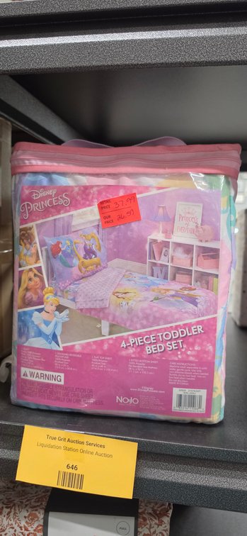 Disney Princess NoJo 4-Piece Toddler Bed Set