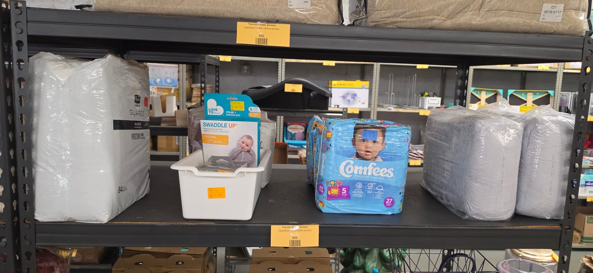 Diapers, Adult Incontinence Supplies, and Baby Items