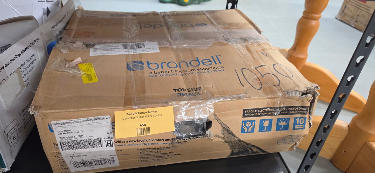 Brondell Swash 1000 S1000-EW Elongated Bidet Seat