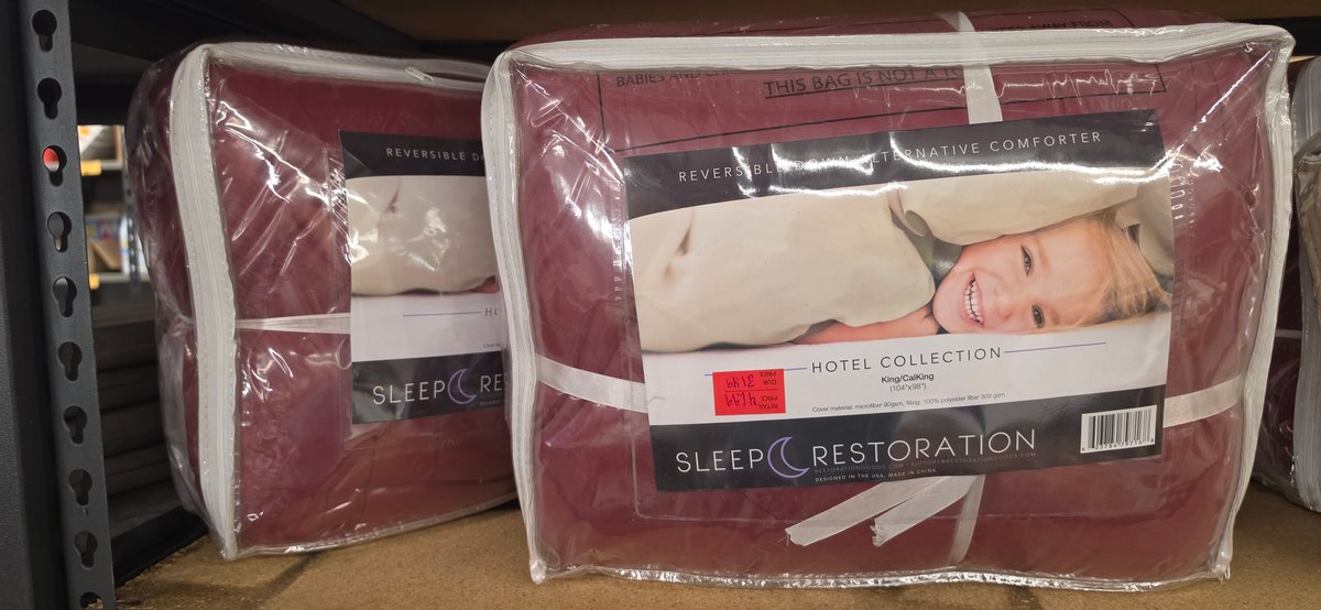 Sleep Restoration King/CalKing Down Alternative Comforters