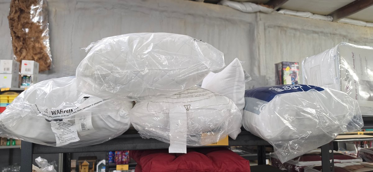 Pillows, Mattress Pad, and Bedding Items