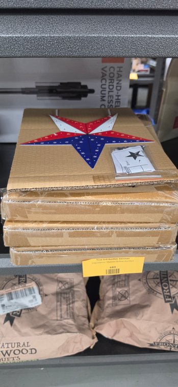 Four Patriotic Metal Star and Welcome Yard Decorations