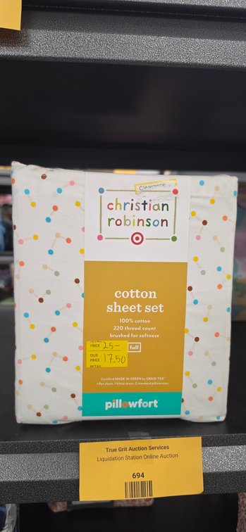 Christian Robinson Pillowfort Full Cotton Sheet Set