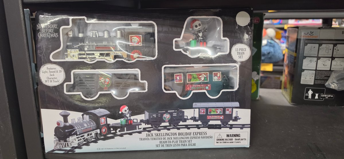Disney Jack Skellington Holiday Express 12-Piece Train Set